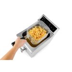 Friteuza cu inductie Hendi Kitchen Line, 8 lt, corp inox, 3500W, functie boost pentru incalzire rapida, Hendi, 290x485x(H)406mm - Image 5