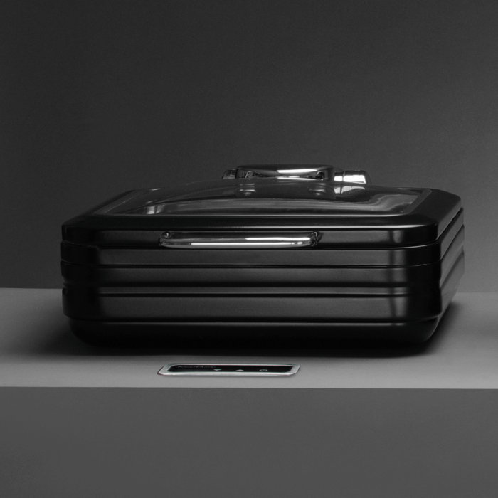Încălzitor cu inducție cu capac din sticlă De Luxe Black, GN 2/3 Fine Dine - Image 14