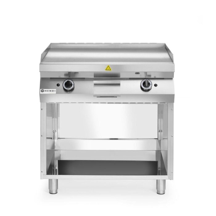 Plita gratar pe gaz 700, HENDI, Kitchen Line, 2 zone de incalzire, fiecare cu 3 arzatoare, putere totala 10kW, 10kW, 800x700x(H)900mm - Image 6