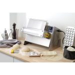 Aparat electric pentru formatare aluat de pizza sau paste, Hendi 300, 1 Rola, 250 W diametru disc aluat de la 14 cm pana la 30 cm 480x335x(H)430mm - Image 2