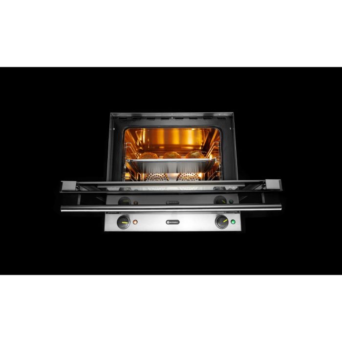 Cuptor convectie Hendi H90, 4 tavi 438x315 mm incluse, 2 elemente incalzire, 2 ventilatoare, termostat reglabil 50-300 gr C, timer 0-120 min, 2670 W,595x624x(H)572mm - Image 12