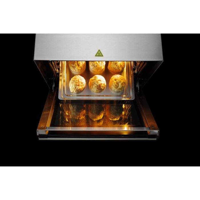 Cuptor convectie Hendi H90, 4 tavi 438x315 mm incluse, 2 elemente incalzire, 2 ventilatoare, termostat reglabil 50-300 gr C, timer 0-120 min, 2670 W,595x624x(H)572mm - Image 14