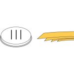Matrita Hendi, pentru extruder, Pappardelle - Image 2