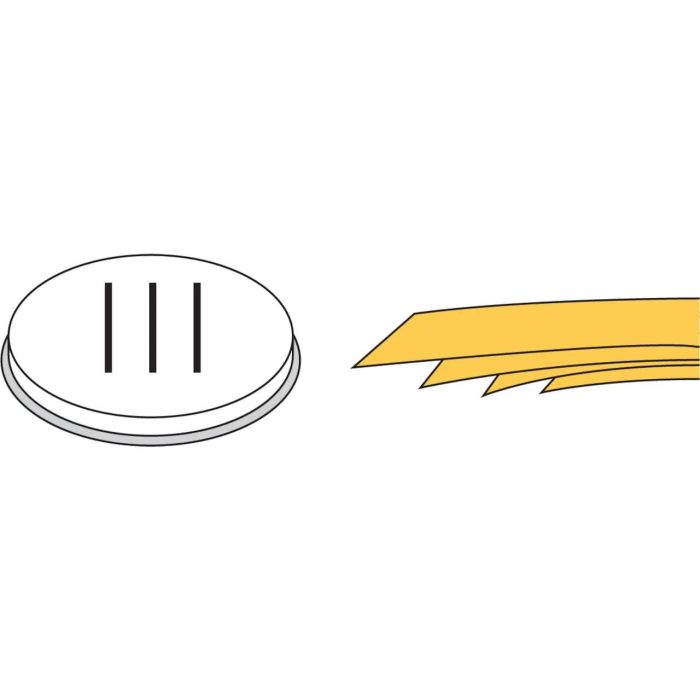Matrita Hendi, pentru extruder, Pappardelle - Image 2