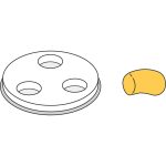 Matrita Hendi, pentru extruder, Gnocchi - Image 2