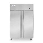 Congelator profesional Hendi Profi Line cu 2 usi 900 L 1200x740x(H)1950 mm otel inoxidabil --17˚/-22˚C 750 W 6 rafturi 525x530mm incluse - Image 2