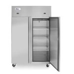 Frigider si congelator profesional Hendi Profi Line cu 2 usi 420+420 L 1200x745x(H)1950 mm otel inoxidabil -2/+8°C, -17˚/-22˚C 700 W 3 rafturi 510x525 mm incluse - Image 2