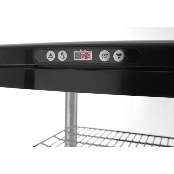 Vitrina frigorifica de prezentare interval temp. 2?/6?C, 290 W 270 l corp inox, ARKTIC by Hendi, 556x526x(H)1913 mm - Image 2