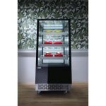 Vitrina frigorifica de prezentare interval temp. 2/6?C, 480 W corp inox, ARKTIC by Hendi, 650x805x(H)1445 mm, 300 Litri, Clasa energetica C - Image 9