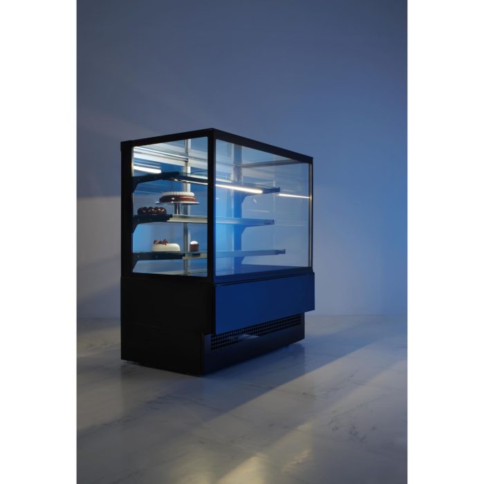 Vitrina frigorifica de prezentare interval temp. 2/6?C, 490 W corp inox, ARKTIC by Hendi, 1200x805x(H)1445 mm, 650 Litri, Clasa energetica C - Image 8