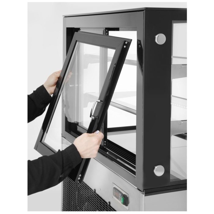 Vitrina frigorifica de prezentare interval temp. 2/6°C, corp inox, 610 litri, 500 W ARKTIC by Hendi, 1815x675x(H)1210 mm - Image 8