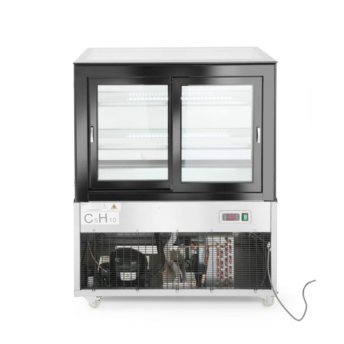 Vitrina frigorifica de prezentare interval temp. 2/6°C, corp inox, 610 litri, 500 W ARKTIC by Hendi, 1815x675x(H)1210 mm - Image 7