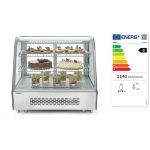 Vitrina rece pt prezentare, 120 lt, interval temp. 0-6 gr C, 160 W, corp inox, ARKTIC by Hendi, 707x570x(H)680mm, Clasa energetica B - Image 8