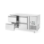 Masa frigorifica cu 4 sertare si unitate laterala, Arktic, Profi Line, 230V/250W, 1360x700x(H)858mm - Image 4