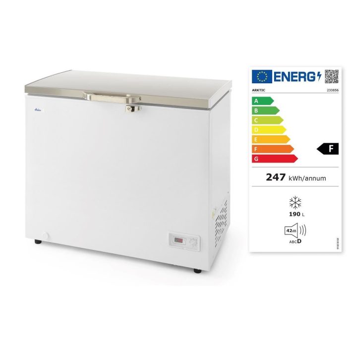 Lada frigorifica profesionala, Arktic by HENDI, 190 litri, putere 85W, 953x607x(H)840 mm, Clasa energetica F - Image 10
