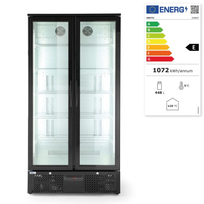 Vitrina frigorifica cu doua usi, Arktic, 384 L, 220-240V/365W, 900x530x(H)1820mm - Image 2