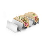 Suport din inox Hendi, pentru 4 taco/hot-dog/bagheta, 225x115x(H)50mm - Image 4