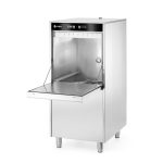 Masina de spalat vase, 50x60, electronica, cu dozator de detergent si pompa de scurgere, 400V, HENDI, 400V/7100W, 595x730x(H)1340mm - Image 2