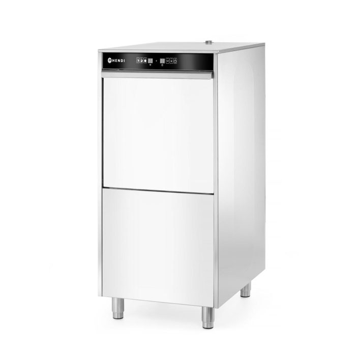 Masina de spalat vase, 50x60, electronica, cu dozator de detergent si pompa de scurgere, 400V, HENDI, 400V/7100W, 595x730x(H)1340mm - Image 5