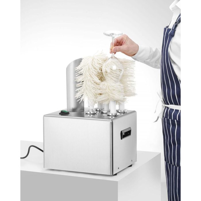 Dispozitiv de lustruire pahare, HENDI, 220-240V/1350W, 305x330x(H)504mm - Image 4