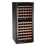 Racitor de vin, 2 zone,124 sticle, Arktic, 265L, Negru, 569x595x(H)1397mm - Image 3