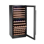 Racitor de vin, 2 zone,124 sticle, Arktic, 265L, Negru, 569x595x(H)1397mm - Image 2