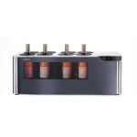 Racitor de vin pentru blat, 2 zone, Arktic, negru, 220-240V/50W, 800x350x(H)293mm - Image 3