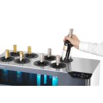 Racitor de vin pentru blat, 2 zone, Arktic, negru, 220-240V/50W, 800x350x(H)293mm - Image 2