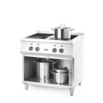 Masina de gatit cu inductie, 4 arzatoare, spatiu depozitare,17000 W,Hendi, 800x700x(H)870mm - Image 2
