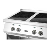 Masina de gatit cu inductie, 4 arzatoare, spatiu depozitare,17000 W,Hendi, 800x700x(H)870mm - Image 5
