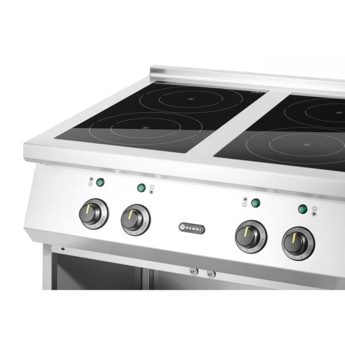 Masina de gatit cu inductie, 4 arzatoare, spatiu depozitare,17000 W,Hendi, 800x700x(H)870mm - Image 5