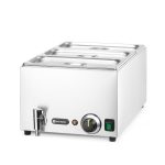 Set: Bain-marie HENDI Ranger cu robinet de scurgere + 3x GN 1/3 cu capac, HENDI, GN 1/1, 230V/1000W, 604x332x(H)242mm - Image 4