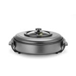 Tigaie electrica cu capac Hendi, aluminiu cu strat anti-aderent, vas interior 55x inaltime 6 cm, exterior 62x inaltime 19 cm, 230 V, 1600 W - Image 9