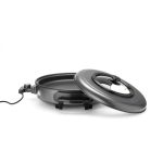 Tigaie electrica cu capac Hendi, aluminiu cu strat anti-aderent, vas interior 55x inaltime 6 cm, exterior 62x inaltime 19 cm, 230 V, 1600 W - Image 3