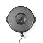 Tigaie electrica cu capac Hendi, aluminiu cu strat anti-aderent, vas interior 55x inaltime 6 cm, exterior 62x inaltime 19 cm, 230 V, 1600 W - Image 2