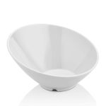Bol înclinat din melamină, alb 262x(h)138 mm Fine Dine