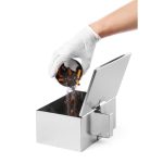 Colector scrum, inox, Hendi, 210x140x(H)90 mm, cu capac rabatabil - Image 2