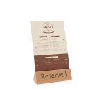 Semn de masa cu text Reserved din lemn durabil 152x44x(H)44 mm Hendi - Image 2