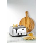 Prajitor paine, 4 felii, inox, 240V/1500w, 295x335x(H)180mm - Image 6