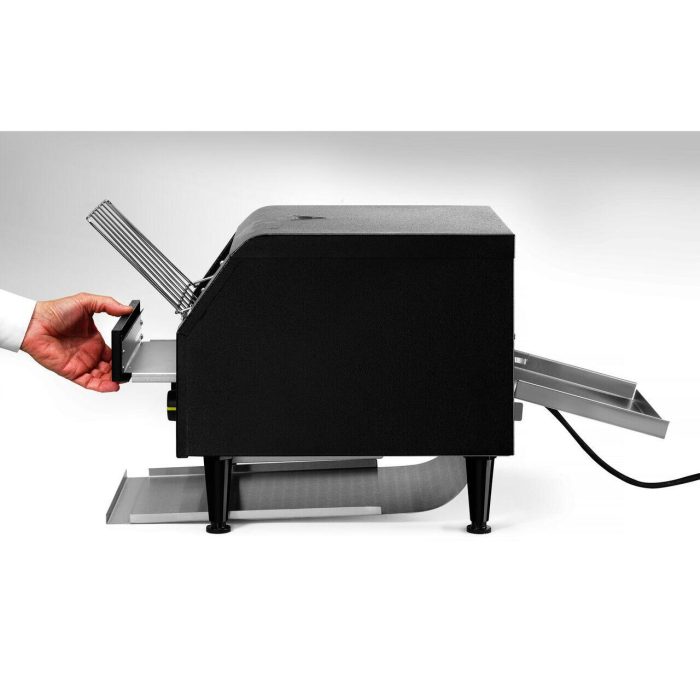 Toaster/prajitor de paine tip tunel dublu, Hendi, negru, 230V/2240W, 418x368x(H)387 mm - Image 2