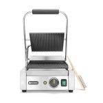 Contact grill, suprafete striate din fonta cu invelis ceramic, 1800 W, corp inox, Hendi, potrvit si pentru uz profesional - Image 7