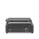 Grill Panini Hendi, striat pe partea superioara si inferioara, 2200W, negru - Image 2
