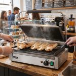 Contact grill Panini XL, 230V/2700W, 548x415x(H)210 mm - Image 8