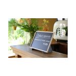 Tabla neagra cu suport si rama de lemn 300x400 mm Hendi - Image 3