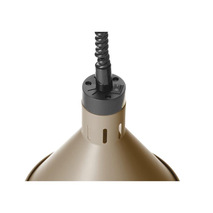 Lampa de caldura conica, HENDI, bej, 230V/250W, 275x(H)250mm - Image 2