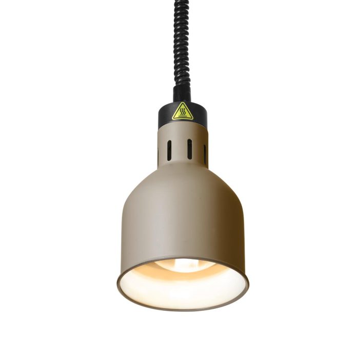 Lampa de caldura cilindrica HENDI, bej, 230V/250W, 175x(H)250mm - Image 3