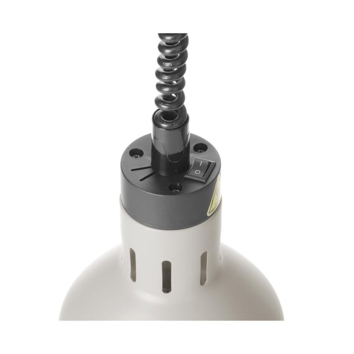 Lampa de caldura cilindrica HENDI, alba, 230V/250W, 175x(Î)250 - Image 3