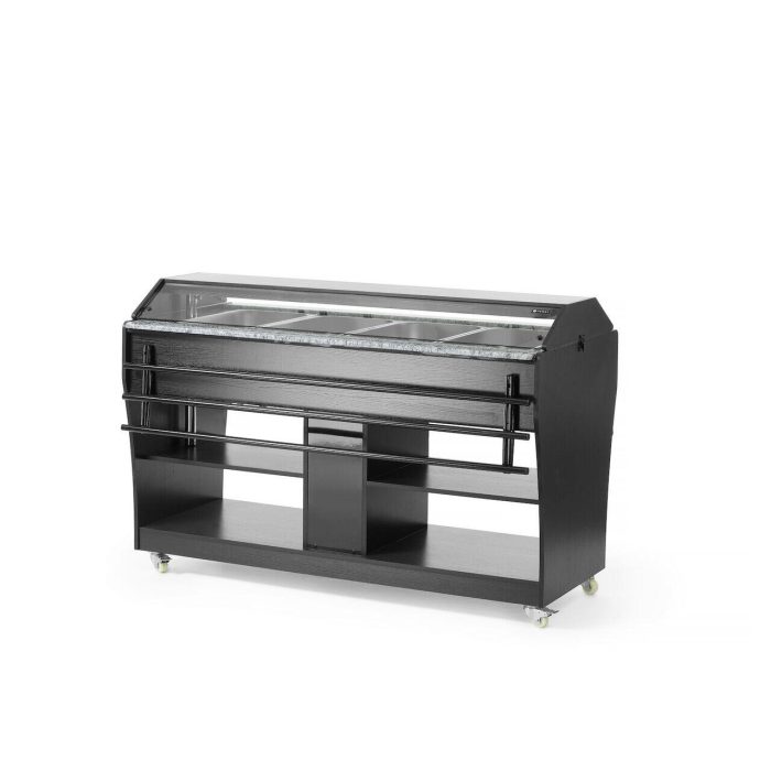 Carucior incalzire GN1/1 pentru bufet Hendi, capacitate 1490L, 2000w, 1490x765x(H)1370mm - Image 7