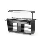 Carucior incalzire GN1/1 pentru bufet Hendi, capacitate 1490L, 2000w, 1490x765x(H)1370mm - Image 6