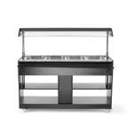 Carucior incalzire GN1/1 pentru bufet Hendi, capacitate 1490L, 2000w, 1490x765x(H)1370mm - Image 8